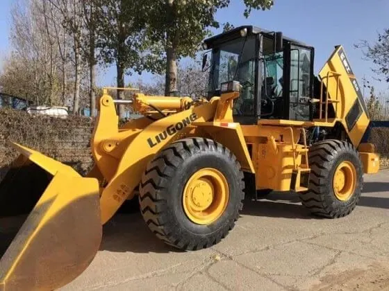 Wheel Loader in parking spot