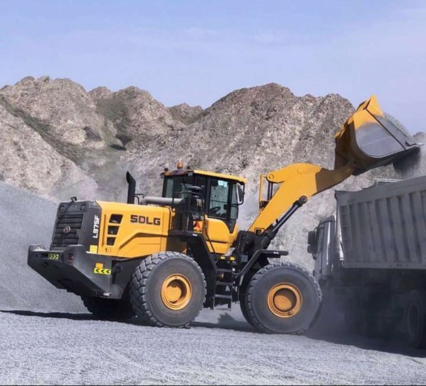 SDLG Wheel Loader and dump truck