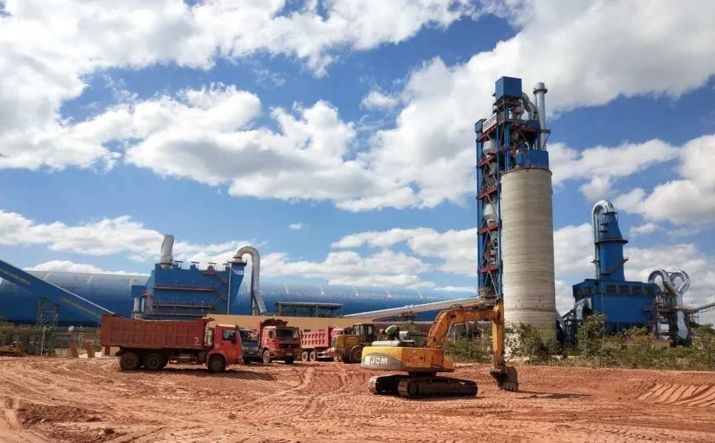 Used Howo Dump Truck working in construction site