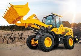 SDLG Wheel Loader working on mountains