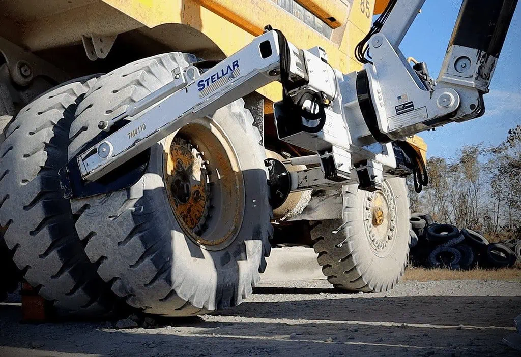 Tire maintenance of Used wheel loaders