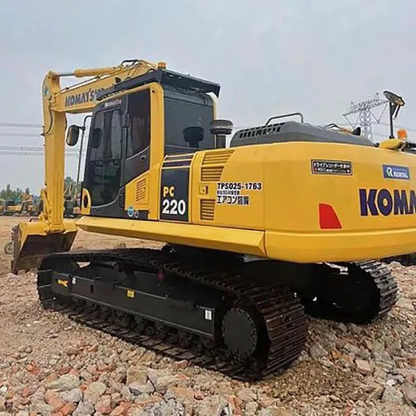 Used Excavator Komatsu PC220 For Sale Original Japan Medium Excavators in Stock