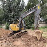 Prix ​​d'excavatrice Volvo 140 usagée Lower de 14 tonnes excavatrice de construction