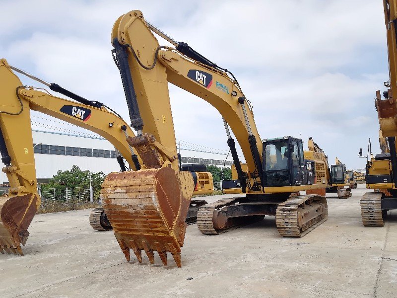 Excavadora usada Cat345D a la venta Maquinaria de construcción pesada en stock