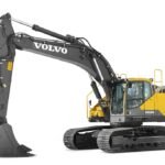 Utilizou a escavadeira Volvo EC350E para venda em escavadeiras de rastreador de estoque