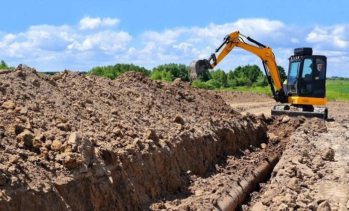 excavación de la tierra