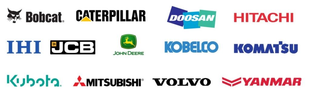 brands of excavators