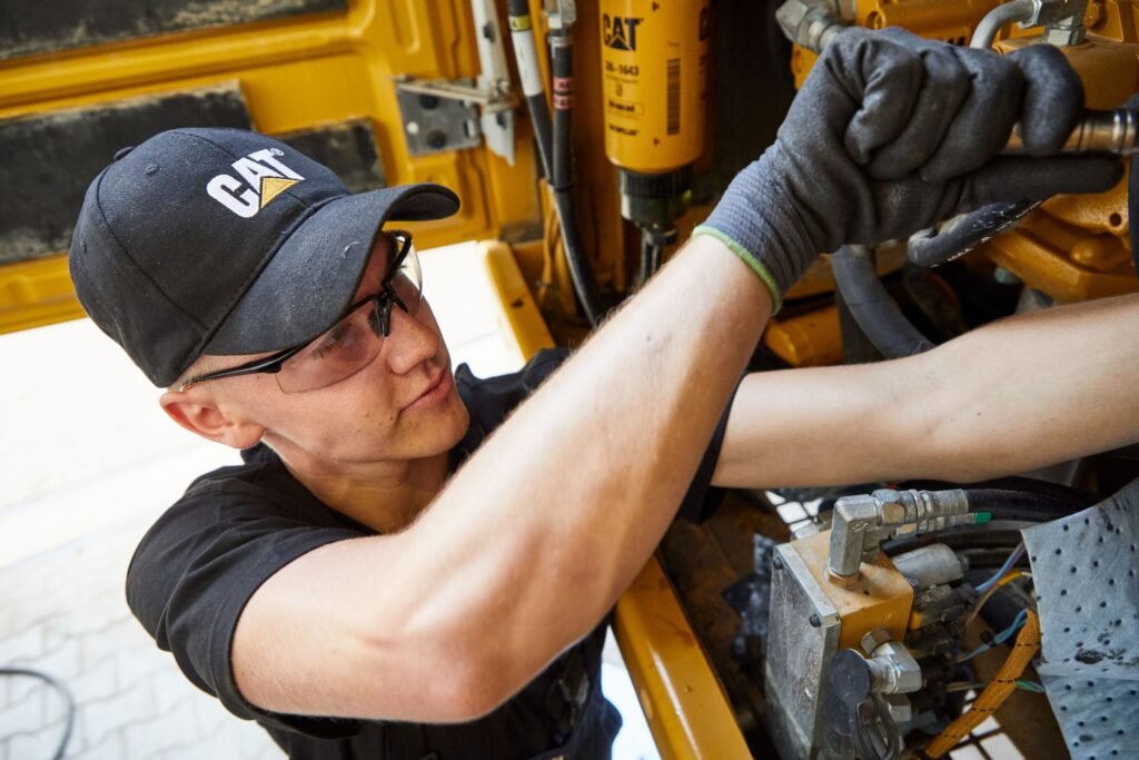 Programa de mantenimiento de excavador