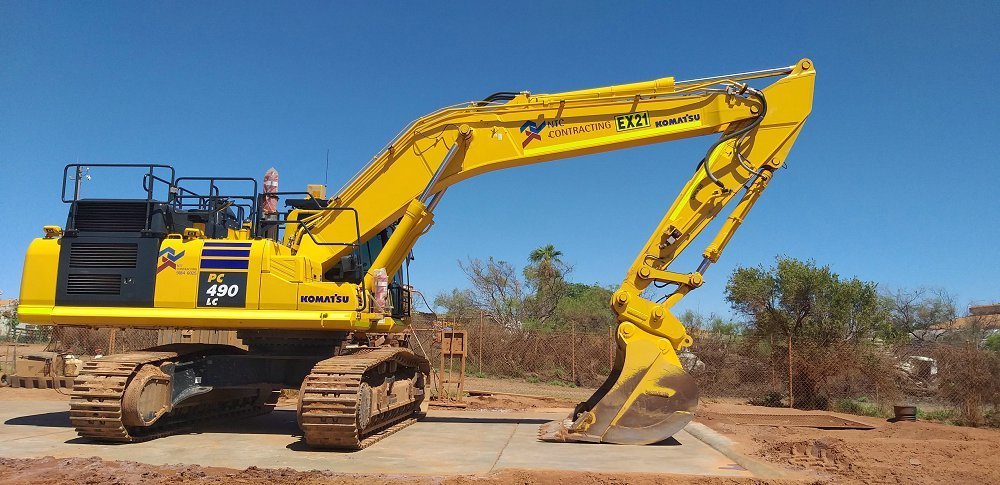 Komatsu excavator sizes