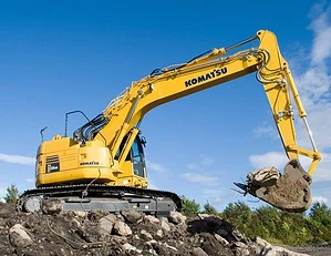 Komatsu excavator sizes