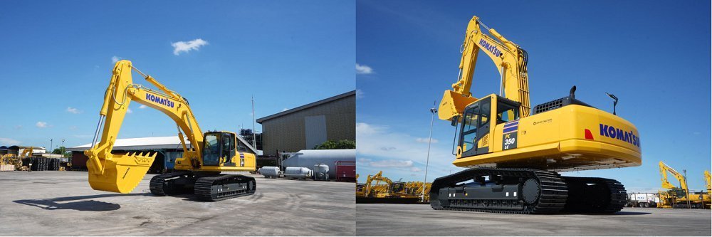 Komatsu excavator sizes