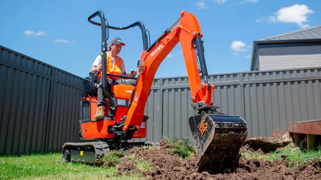 Kubota mini excavator sizes