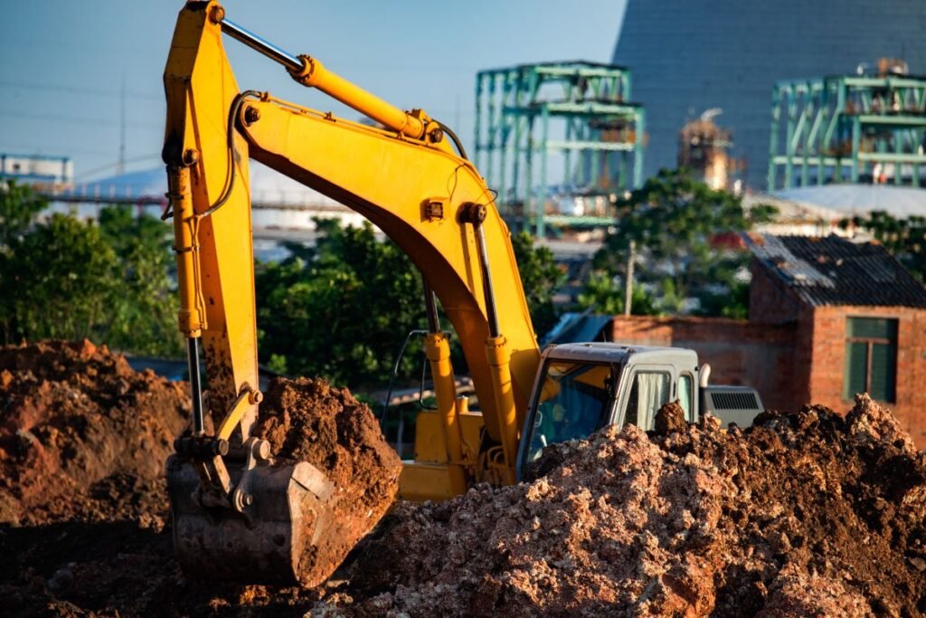 excavator site