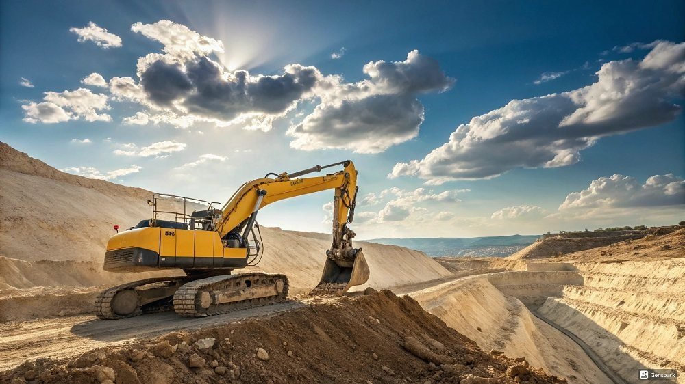 sloping excavation