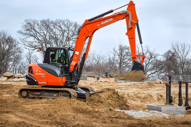 biggest Kubota excavator