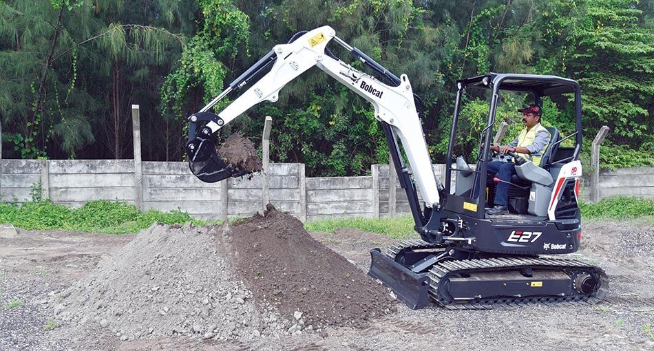 right size Bobcat excavator