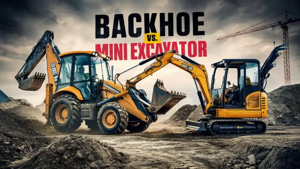 Backhoe vs Mini Excavator