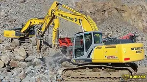 excavator in quarry