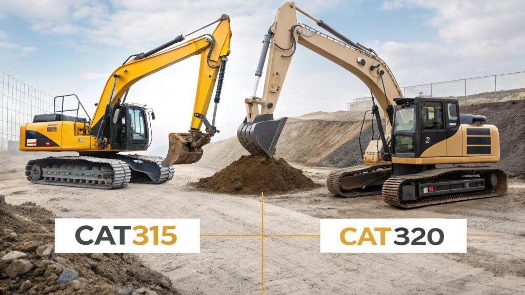 Cat315 против Cat320