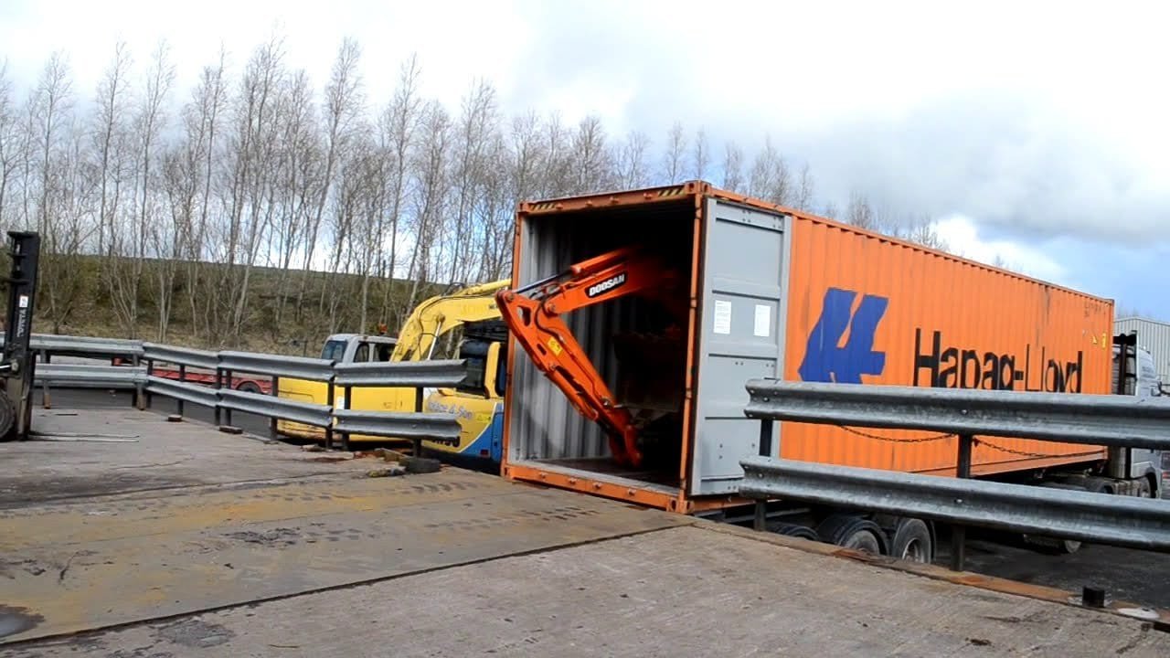 transport par excavateur