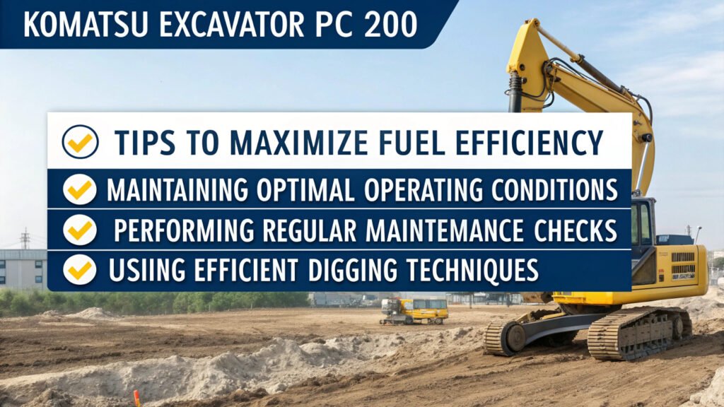 Komatsu الحفريات PC200