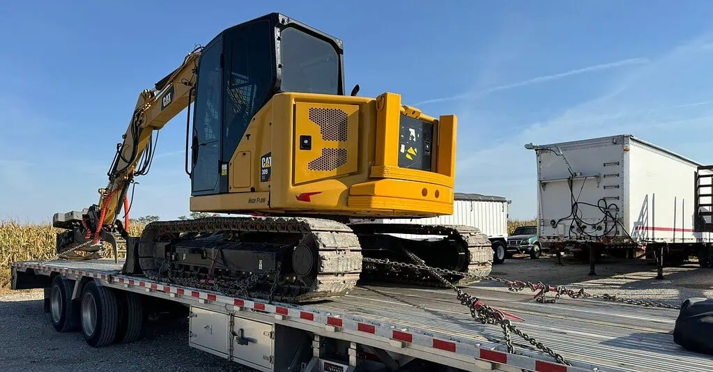 excavators shipping