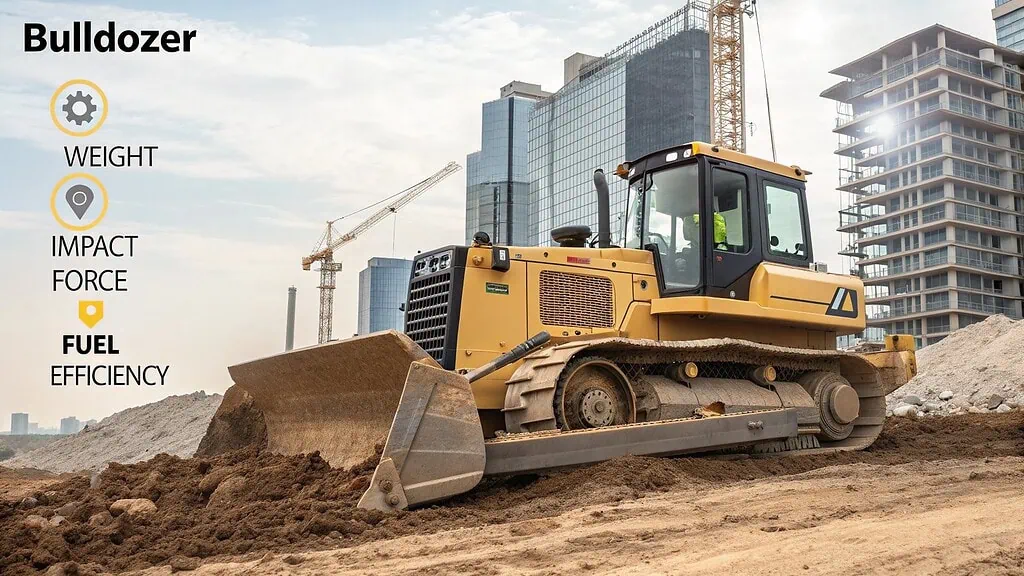 bulldozer weight