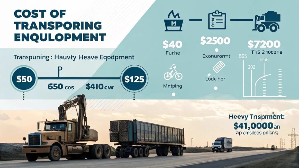 How Does the Mode of Transport Impact the Overall Heavy Equipment Transport Cost?