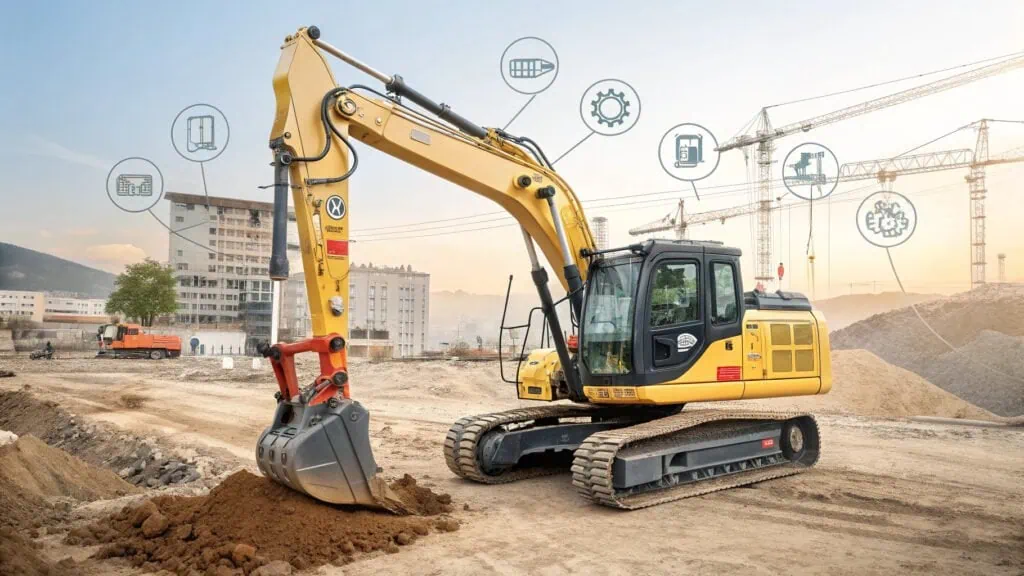 Used 5 Ton Excavator for Sale