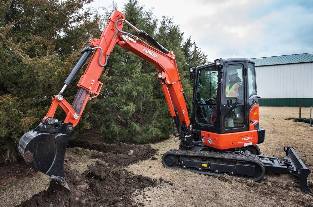 Excavatrice de Kubota d'occasion
