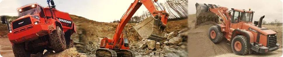 Doosan excavator parts