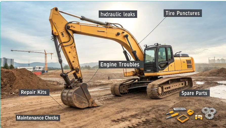 Excavator Problems and Solutions