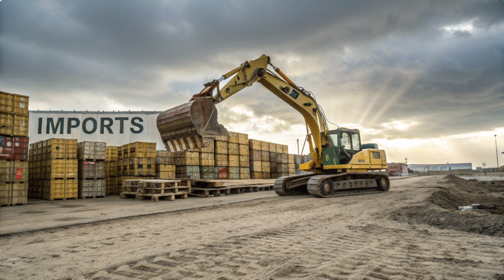Importations d'excavatrices