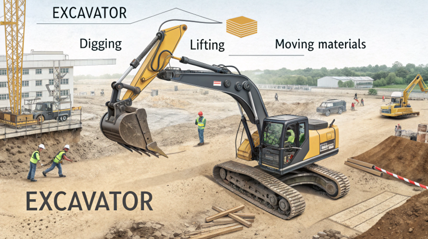 Comment fonctionnent les excavatrices