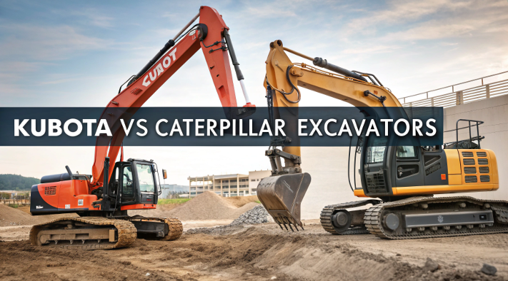 Kubota vs Caterpillar Excavators