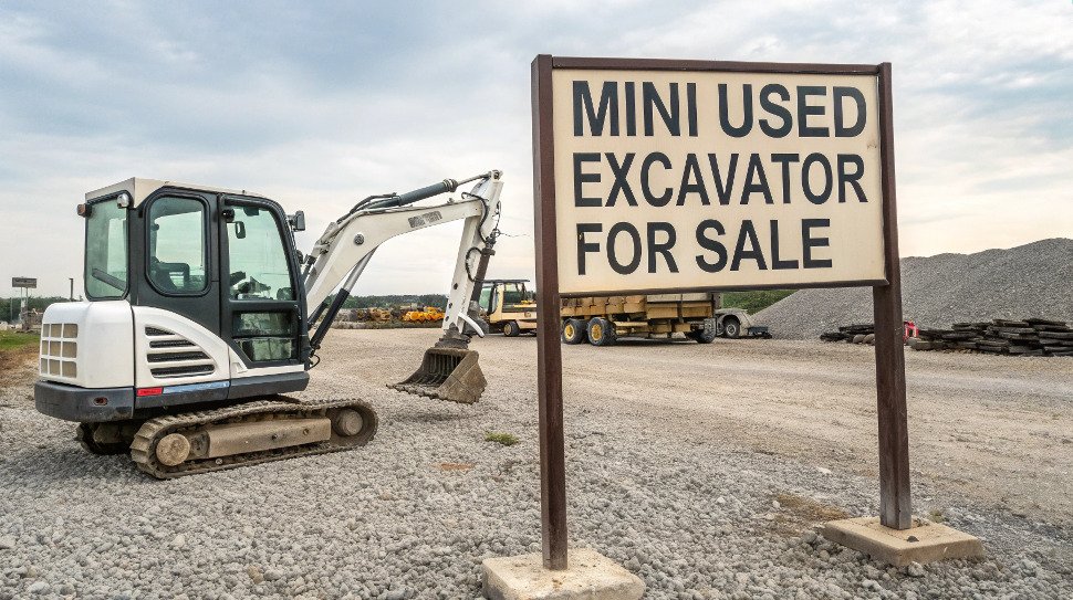 Miniexcavadora usada a la venta