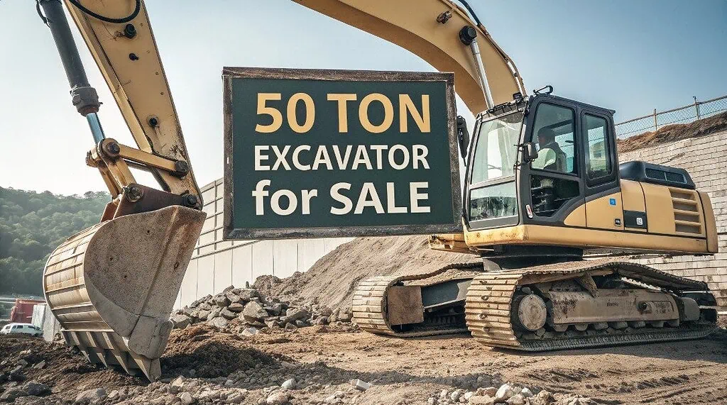Excavadora de 50 toneladas a la venta