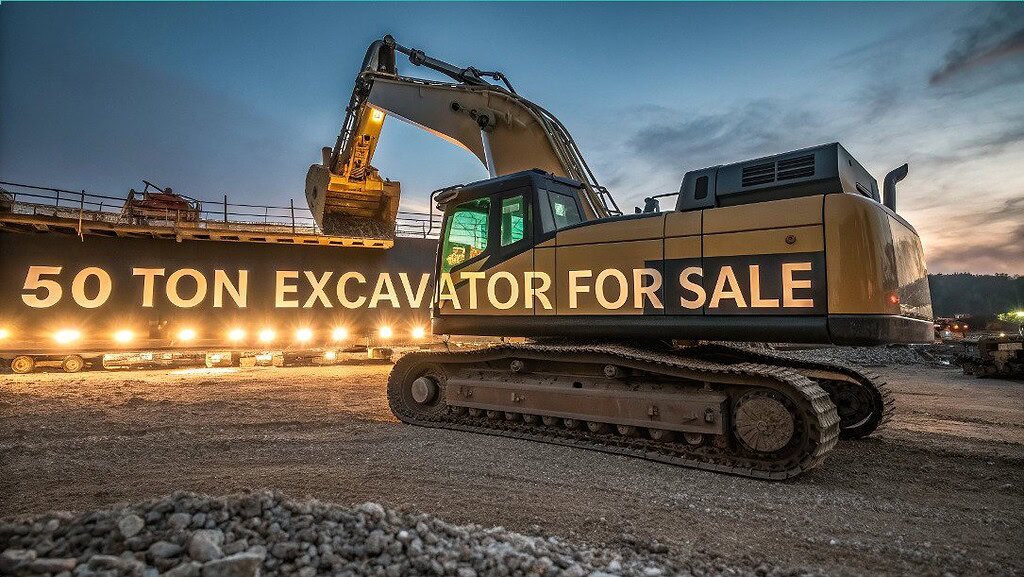Excavatrice de 50 tonnes à vendre