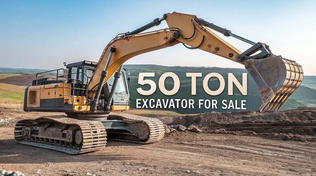 Excavatrice de 50 tonnes à vendre