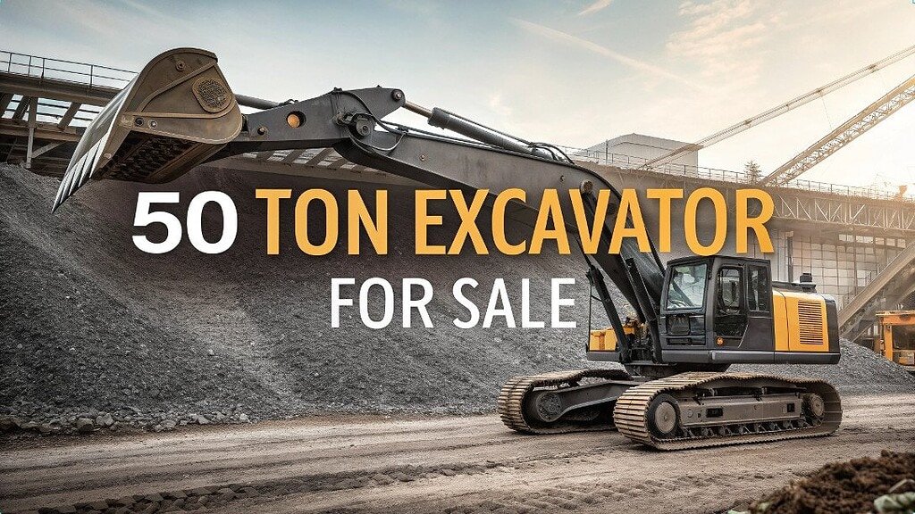 Excavatrice de 50 tonnes à vendre