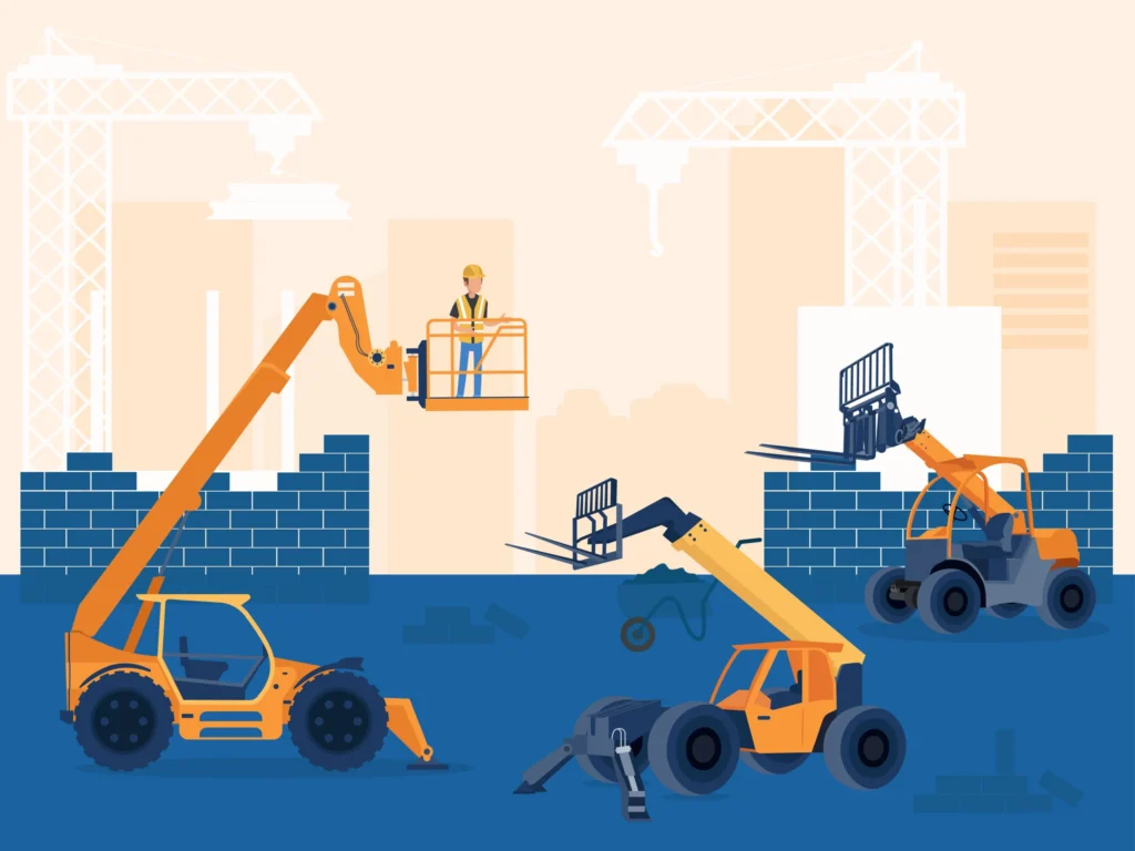 How a Telehandler Works Telehandler Work