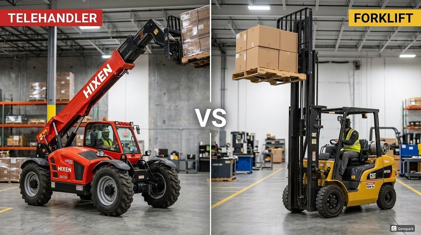 telehandler vs forklift
