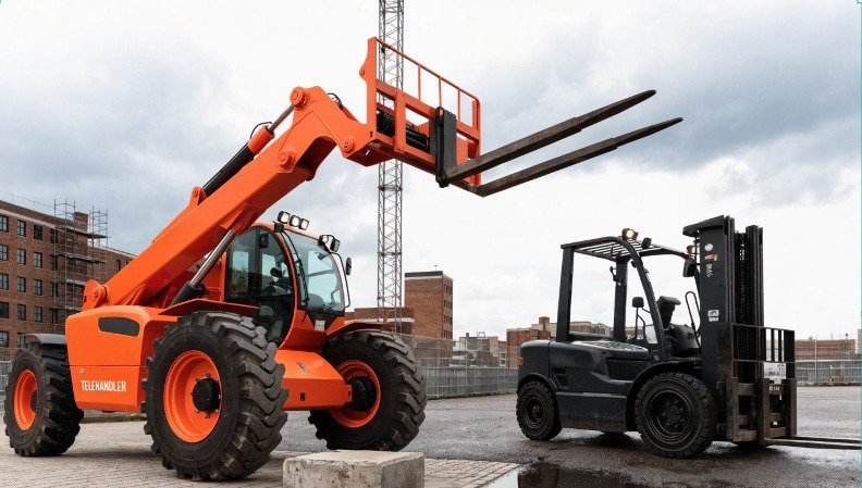 telehandler vs forklift