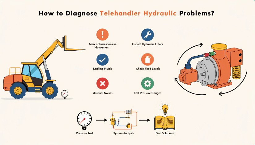 Checking Telehandler Hydraulic Fluid Telehandler Hydraulic Problems
