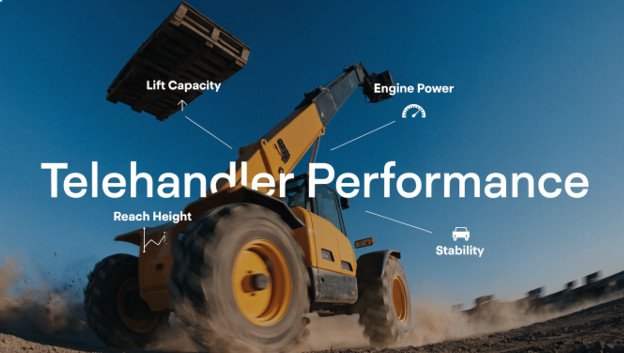 Easy Maintenance Hydraulic Design on Telehandler